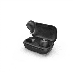 Thomson slušalke Bluetooth WEAR7701, brezžične, polnilno ohišje, črne