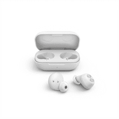 Thomson slušalke Bluetooth WEAR7701, brezžične, polnilno ohišje, bele