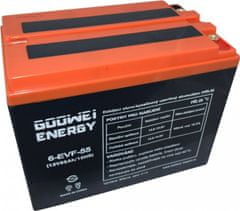 GOOWEI ENERGY Varnostna baterija za vleko VRLA GEL 12V/55Ah (6-EVF-55)