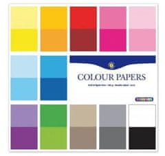 PLAYBOX Barvni papirji, dvostranski, 24 listov, 305 x 305 mm
