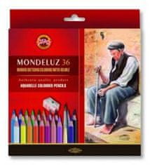 Koh-i-Noor akvarelne barvice MONDELUZ likovni set 36 kosov