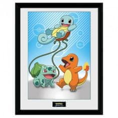 GB eye Pokémon Uokvirjeni plakat - Začetniki Kanto