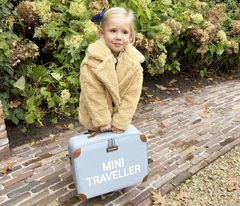 Childhome Otroška potovanja kovček siva Umazano bela