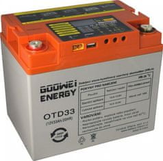 GOOWEI ENERGY Baterija OTD33, 33Ah, 12V, za globok cikel (GEL)