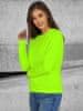 Ozonee Ženski pulover češnja neon zelena S