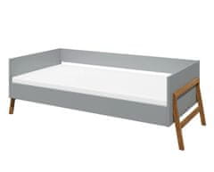 DreamWithUs Otroška postelja 80x160cm Lilu siva