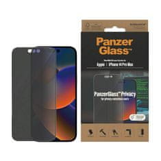 PanzerGlass Ultra-Wide Fit Privacy zaščitno steklo za iPhone 14 Pro Max, antibakterijsko