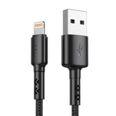 Vipfan Kabel USB na Lightning Vipfan X02, 3A, 1,2 m (črn)