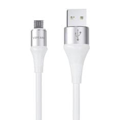 Vipfan Kabel USB-Micro USB Vipfan Colorful X09, 3A, 1,2 m (bel)
