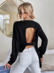 Wayfarer ženska bluza z izrezom na hrbtu Mistle črna L