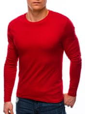Deoti Moški majica z dolgimi rokavi Pristen rdeča L