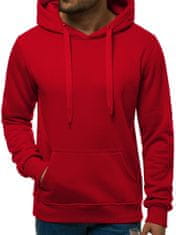Ozonee Moški pulover s kapuco Rosas rdeča L