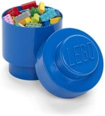 LEGO Okrogla škatla za shranjevanje - modra