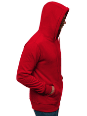 Ozonee Moški pulover s kapuco Rosas rdeča L