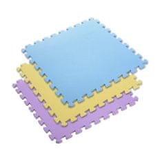 ONE Fitness MP10 Puzzle Mat Multipack Yellow-Blue-Purple 9 kosov 10MM