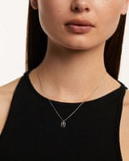 PDPAOLA Očarljiva srebrna ogrlica črka "T" LETTERS CO02-531-U (verižica, obesek)