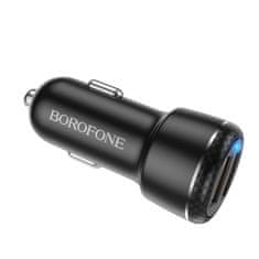 Borofone BZ17 avtopolnilec, 18 W, QC 3.0 Charger U+U