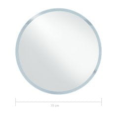 Greatstore Kopalniško LED ogledalo 70 cm