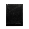 LOREN Črna moška usnjena denarnica brez zaponke CE-PR-FRM-70-01.23_288952 Univerzalni