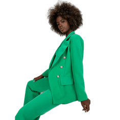 ITALY MODA Ženski suknjič z dvojno naramnico KLASSA zelena DHJ-MA-15555.00P_387621 XL