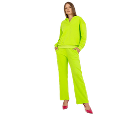 FANCY Limeta zelen ženski komplet puloverja s kapuco BASIC FA-KMPL-7813.51_388278 S-M