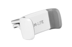M-Life Univerzalni nosilec za telefon za zračno režo, bele barve