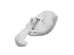 Natec optična miška SISKIN 2/1600 DPI/Office/Optical/Right-handed/Wireless USB + Bluetooth/White
