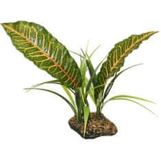 KOMODO Dekoracija umetna rastlina - list Tropska krošnja 31cm