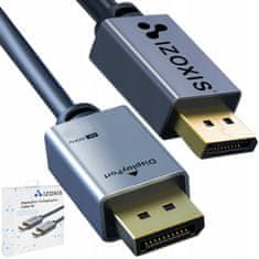 Izoksis DisplayPort kabel DP-DP 4K 60Hz 2m HD