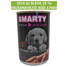 Smarty Dog Junior Jagnječji koščki, v konzervi 410 g