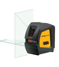 NIVEL System CL1G (VER 2.0) Križni linijski laser, zeleni ž., +/-1mm/5m