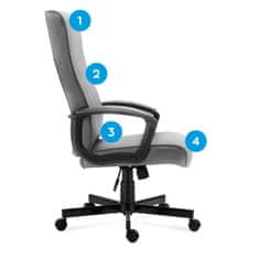 Boss 3.2 sivi pisarniški stol