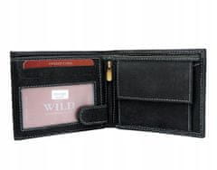 Always Wild Horizontalna denarnica z elementi denim, naravno nubuk usnje