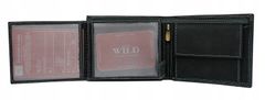 Always Wild Horizontalna denarnica z elementi denim, naravno nubuk usnje