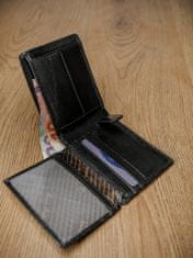 Pierre Andreus Moška usnjena denarnica v vodoravni izvedbi z RFID Stop membrano