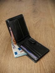 Pierre Andreus Moška usnjena denarnica v vodoravni izvedbi z RFID Stop membrano
