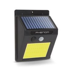 PHENOM Stenska solarna COB LED svetilka 3W 120lm s senzorjem gibanja
