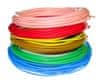 nizkotemperaturni filament PCL za 3D pisala, 6 barv, vsaka barva 5m 1,75mm črv/zelena/modra/rumena/rožnata/zlata