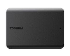 Toshiba Canvio Basics 2022 prenosni disk, 1 TB, USB 3.2, črn (HDTB510EK3AA)