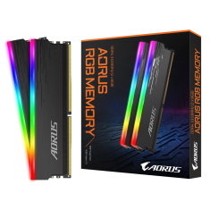 Gigabyte AORUS RGB Memory pomnilnik (RAM), 16 GB (2x 8 GB), DDR4, 3333 MHz, CL18 (GP-ARS16G33)