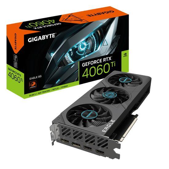 Gigabyte GeForce RTX 4060 Ti EAGLE 8G grafična kartica, 8 GB GDDR6 (GV-N406TEAGLE-8GD)