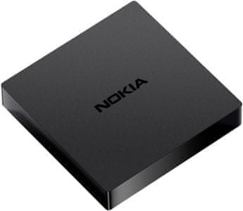 eleganten večpredstavnostni predvajalnik Nokia streaming box 8000 ločljivost 4k uhd android tv 10 hey google notranji pomnilnik usb hdmi