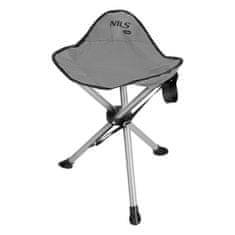 NILLS CAMP zložljivi stol NC3008 siv