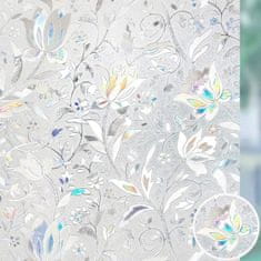 Kompetentnost GlassGuard 3D nalepka za okna (100x45 cm) - Rože