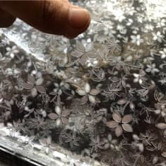 Kompetentnost GlassGuard 3D nalepka za okna (100x45 cm) - Rože