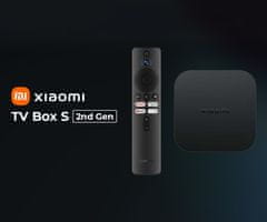 Xiaomi Mi TV Box S 2nd Gen medijski predvajalnik, 4K UHD, Google TV