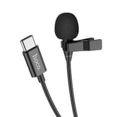 Hoco L14 Lavalier mikrofon USB-C, črna