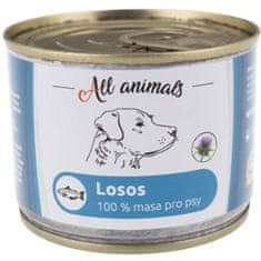 All Animals cons. za pse losos mlet 200g