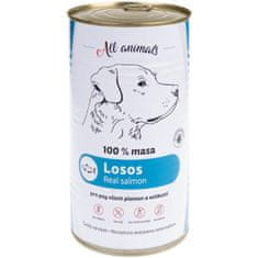 All Animals cons. za pse losos mlet 1200g