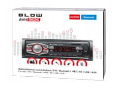 Blow AVH-8626 avto radio, FM, Bluetooth, 4x50W, MicroSD, daljinec